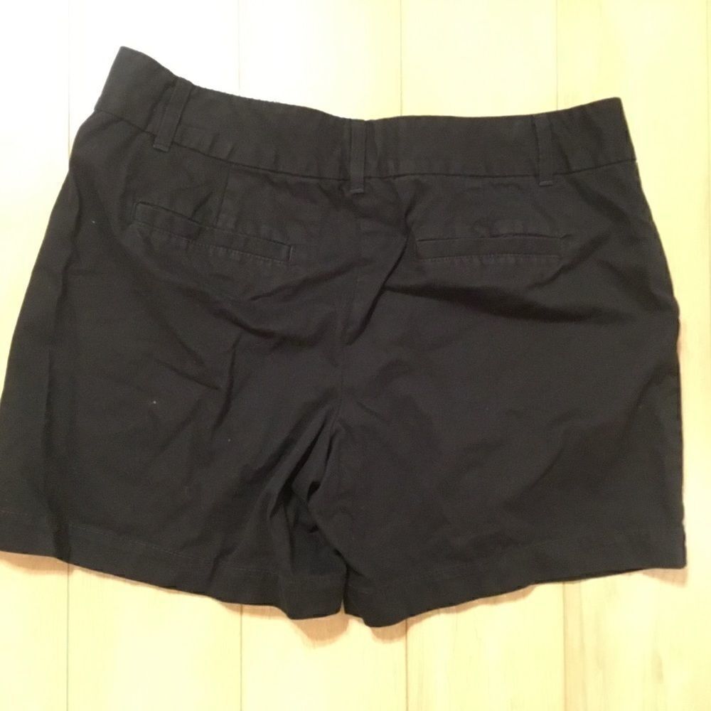 NWOT. Loft Women’s Sz 6 Black Cotton Shorts - Picture 6 of 7